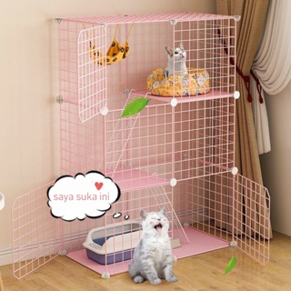 Olla Pet Cage / Animal Fence / Iron Fence / Cat Cage / Hamster Bird Cage Iron Fence DIY #3