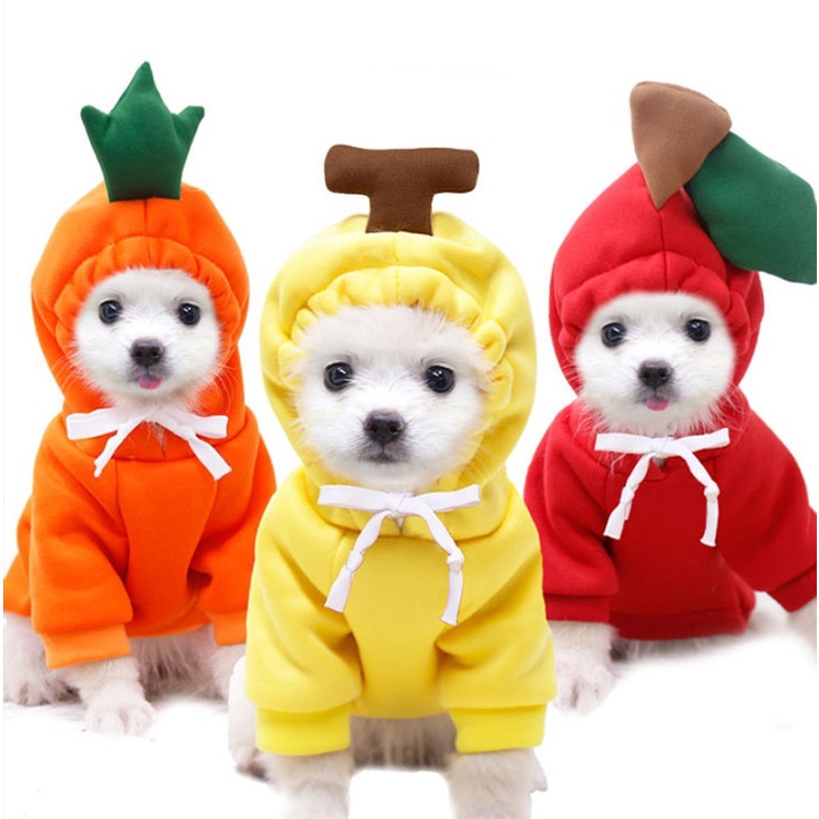 Dog Winter Warm Clothes Cute Plush Coat Hoodies Pet Costume Jacket For Puppy Cat French Bulldog Chihuahua Small Dog Clothing 4IDB #2