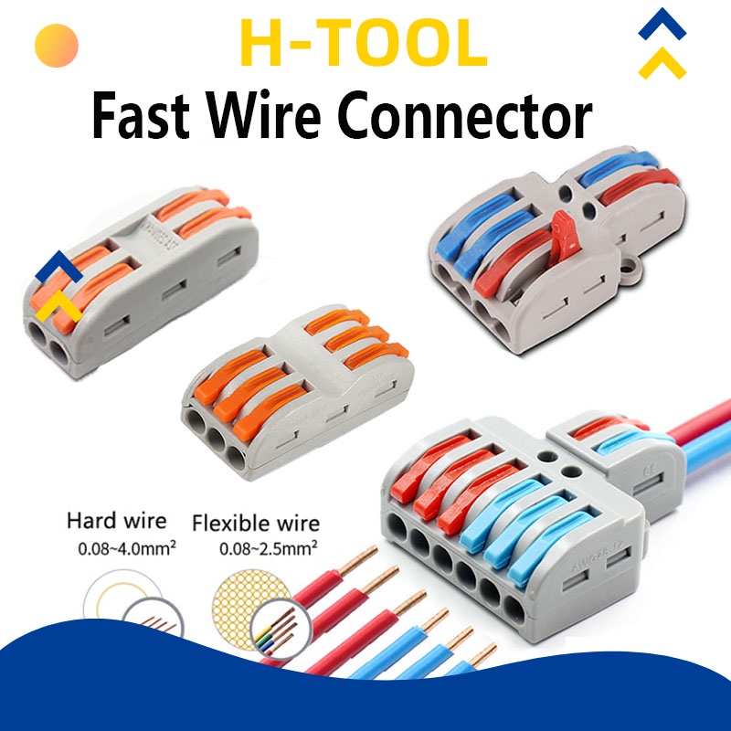 Wire Connector Cage New Universal Docking Fast Wiring Conductors