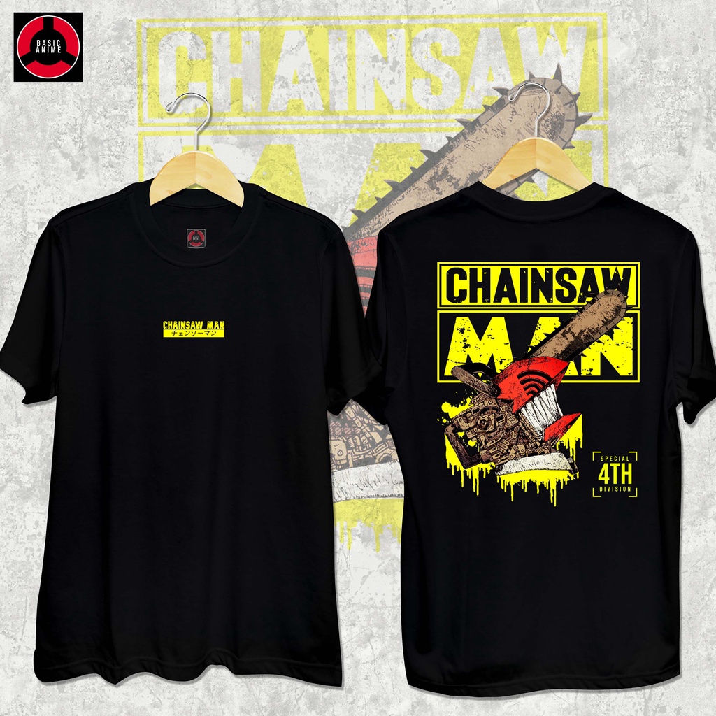 Chainsaw Man - Denji Chainsaw Devil Anime Shirt Classic t shirt Cotton Shirt For Man Woman