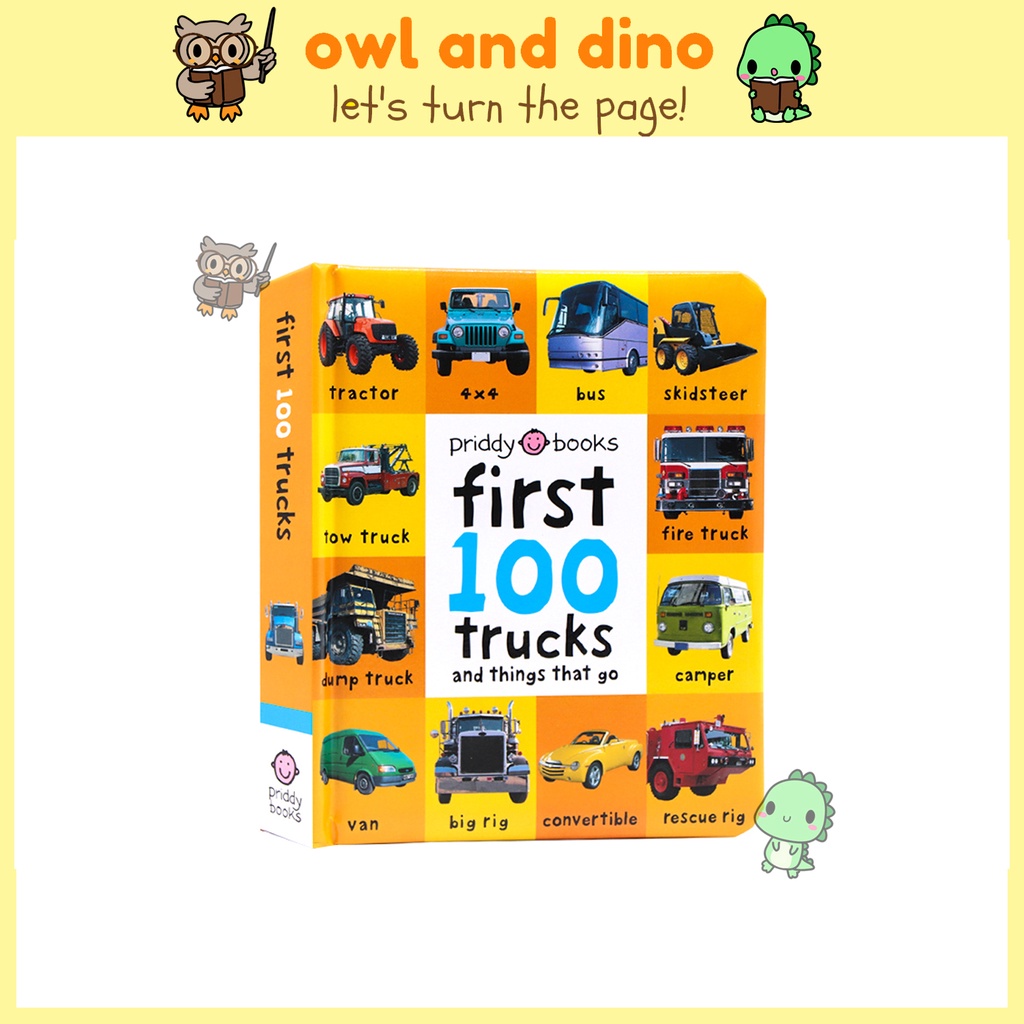 First 100 Trucks (Padded Board Book) | Shopee Philippines