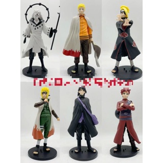 Naruto Shippuden 4th Hokage Sennin Mode Kakashi Sasuke Itachi 18cm Height Collectible Figure