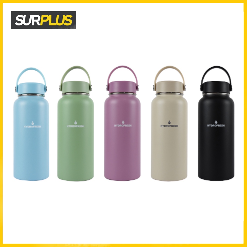 Surplus Hydrofresh Stainless Steel Tumbler With Handle 1L Pastel