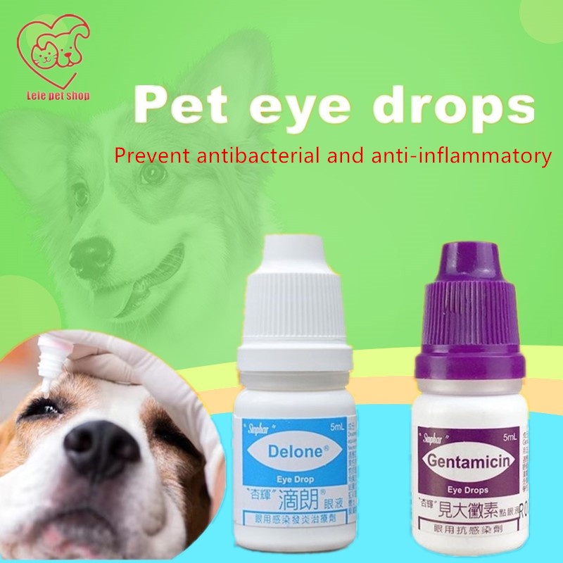 Sinphar Gentamicin and Delone Cat and Dog Eye Drops 5ml Shopee