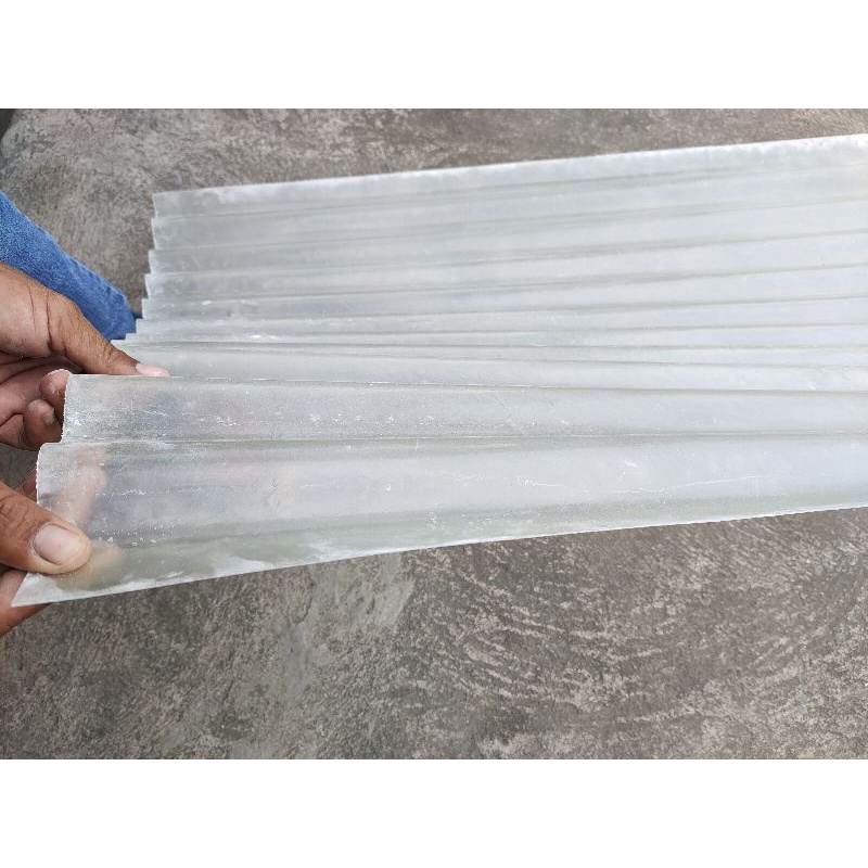 Fiber Glass Sheet | Clear | 80cm width | SOLD PER 1 Foot, 2 feet, 3 feet, 4 feet, 5 feet| Matibay |