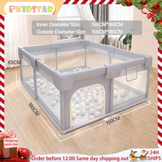 Ready Stock COD Baby Playpen Toddler Safety Fence Kids Activity Center Play Area Breathable Mesh #9