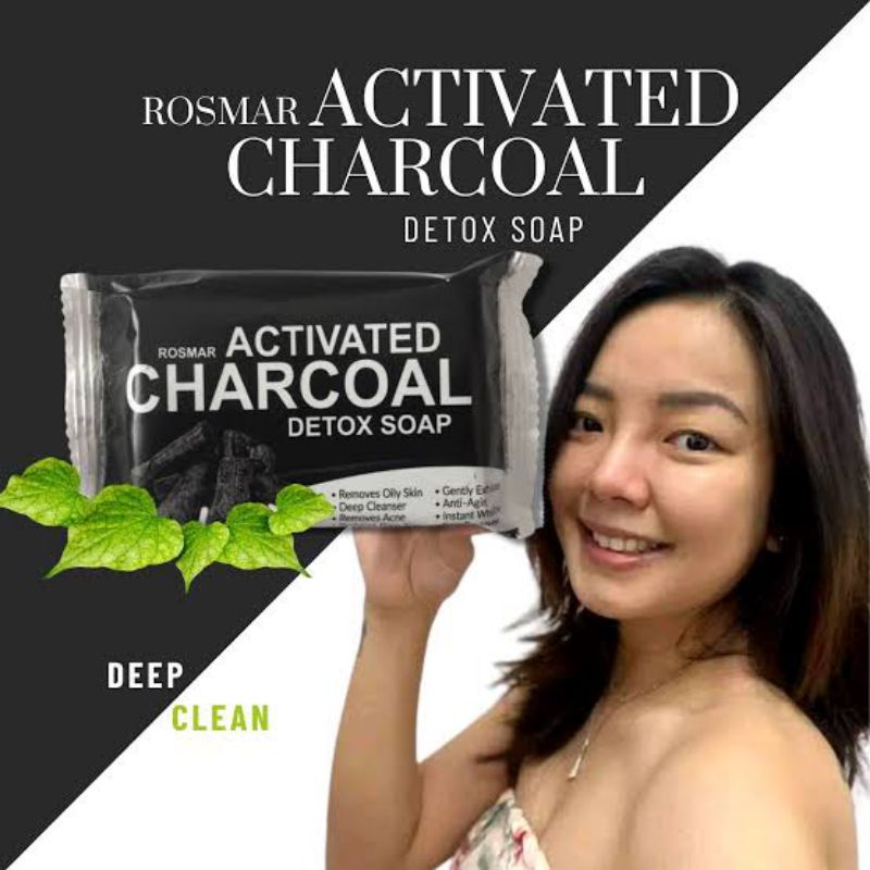 Rosmar Charcoal Soap 100g Shopee Philippines