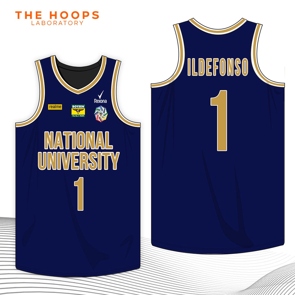 ℡﹍THL NU Bulldogs National University UAAP NU Full Sublimated Basketball Jersey (TOP) #6