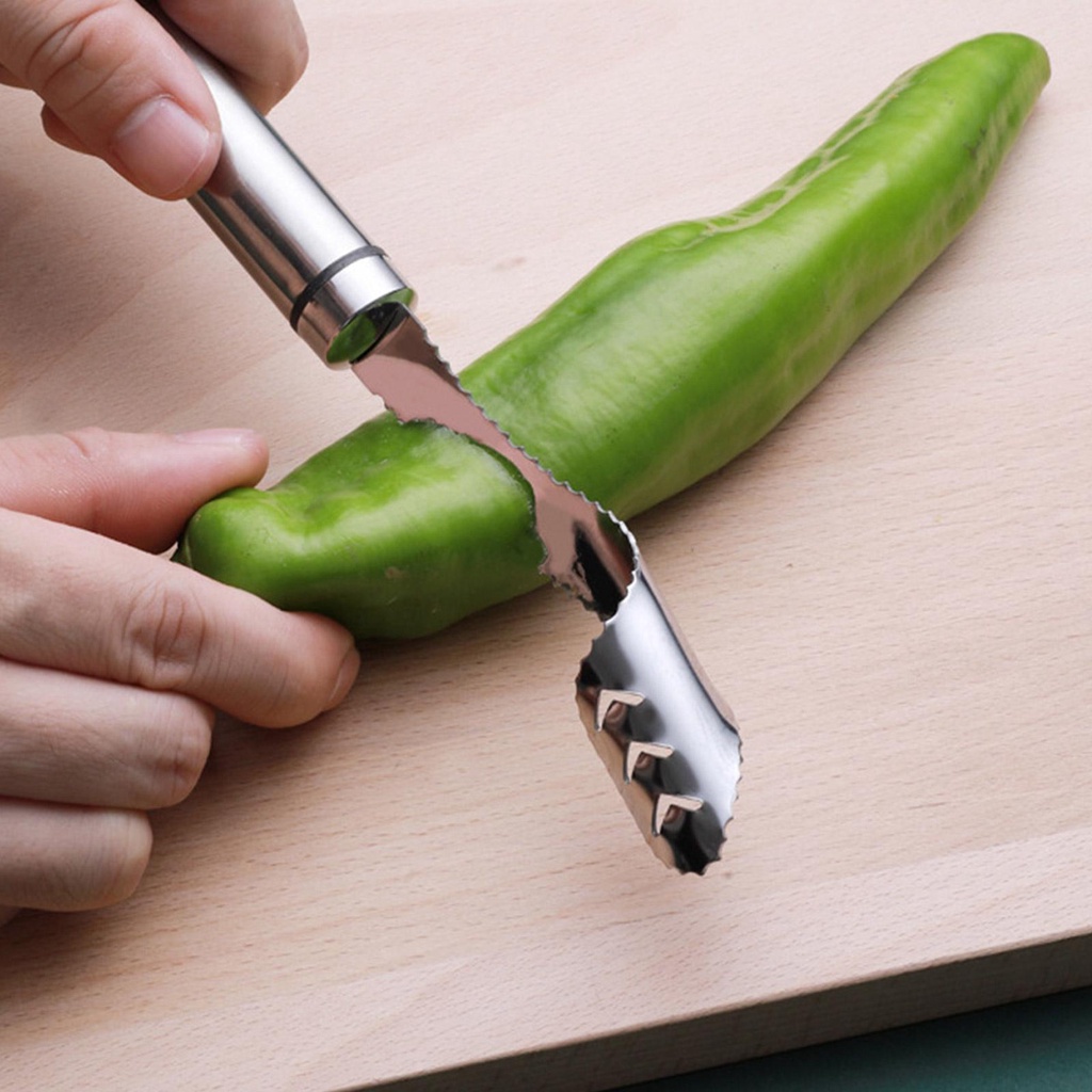 Stainless Steel Pepper Seed Remover Pepper Cutting Core Remover Seed