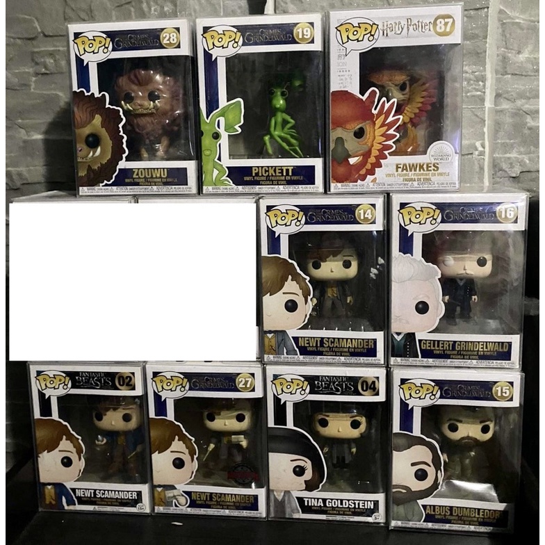 Funko Pop Fantastic Beast Newt Scamander, Grindelwald, Dumbledore
