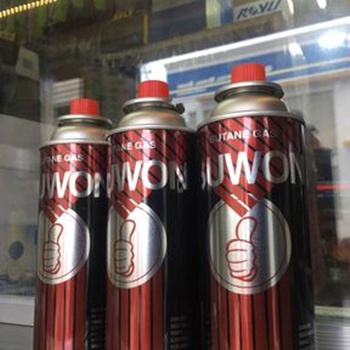 SUWON Safe Butane Gas for Gas stove 220g x 4 pcs Korea Gas Tank ...