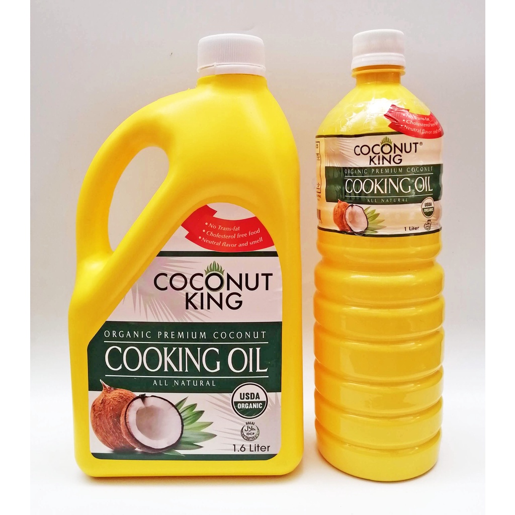 Coconut King Organic Cooking Oil 1L or 1.6 Liter Shopee Philippines