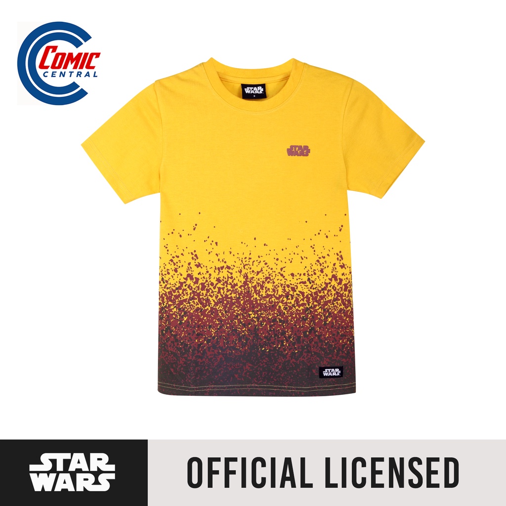 Star Wars Boys Ombre Logo Graphic T-Shirt