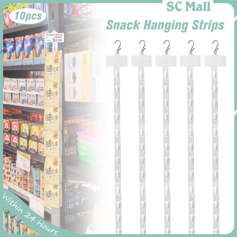 12 Pack Station Hanging Merchandise Strips For Trinidad And Tobago