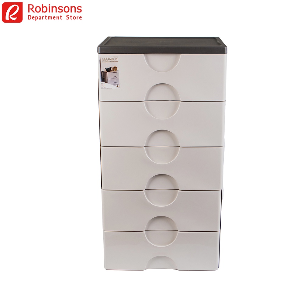 Megabox Drawer 5 Layer No Lock Mg 166S Beige Shopee Philippines