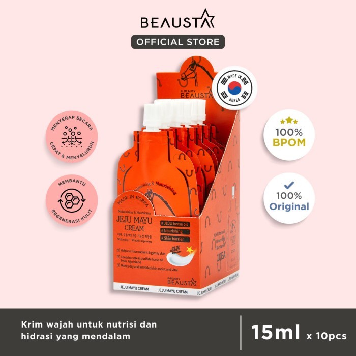 Beausta Jeju Mayu Cream (15ml x 10pcs) | Shopee Philippines