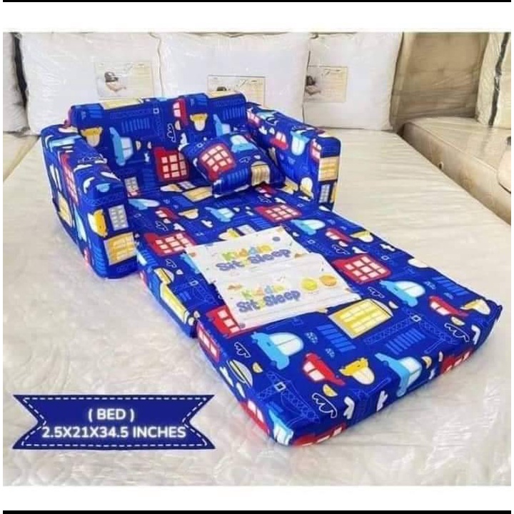 Uratex Kiddie Sofa bed sit and sleep sofa bed for kids Shopee Philippines