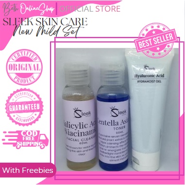 Sleek SkinCare New Mild Set with Free Soap | Shopee Philippines