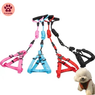 PET & HOME  pet /dog round harness leash Color polyester back and chest traction rope