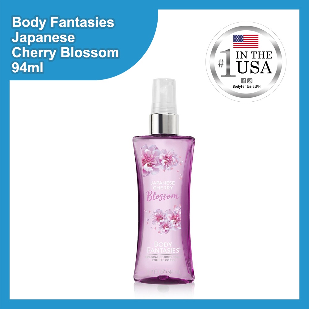 Body Fantasies Japanese Cherry Blossom Body Spray 94ml Shopee Philippines