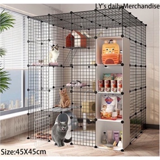 HOT▦▧45X45cm Stackable Pet Dog Cat Rabbit Cage Playpen Free diy Random combination