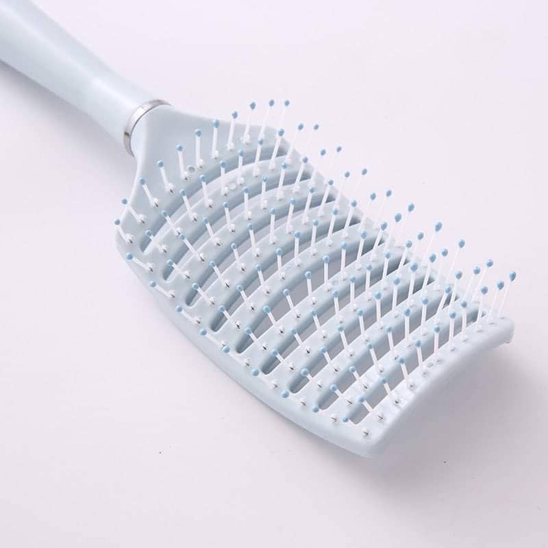 Hair Brush, Curved Vented Brush Faster Blow Drying, Professional Curved ...