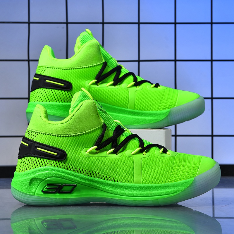 curry green shoes