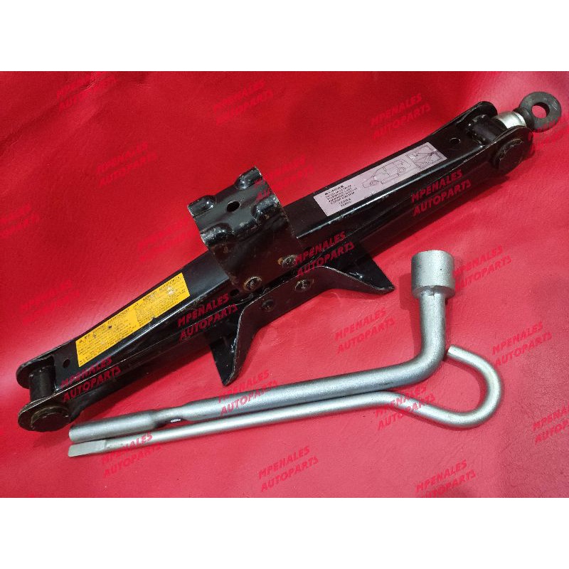 MECHANICAL SCISSOR JACK (BLACK) WITH FREE WRENCH JAPAN SURPLUS 1,200KG