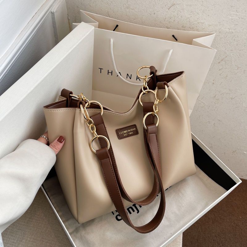 AllMatch Commute One Shoulder Bag Women'S New Fashion Tote Bag School