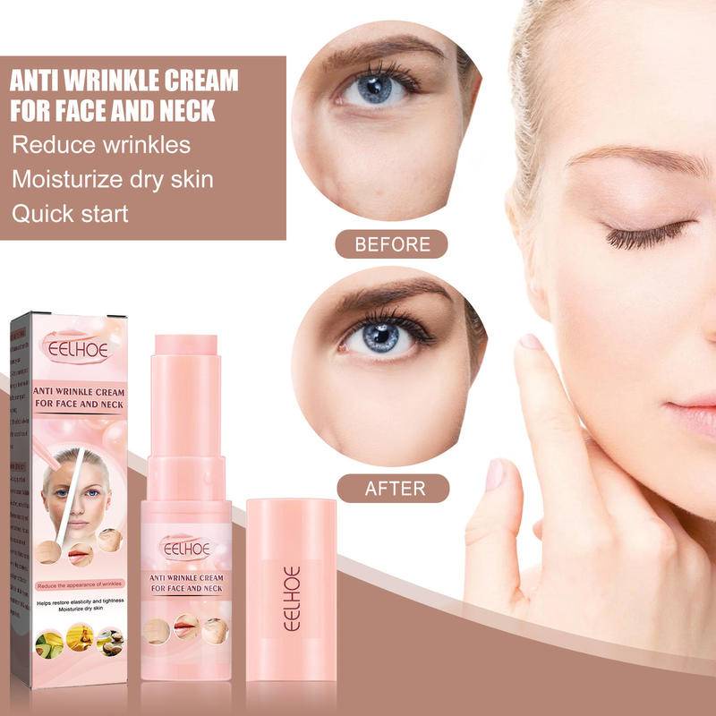 Eelhoe Anti Aging Balm Stick Anti Wrinkle Cream Moisturizing Hydrating Dry Skin Soften Facial 2237