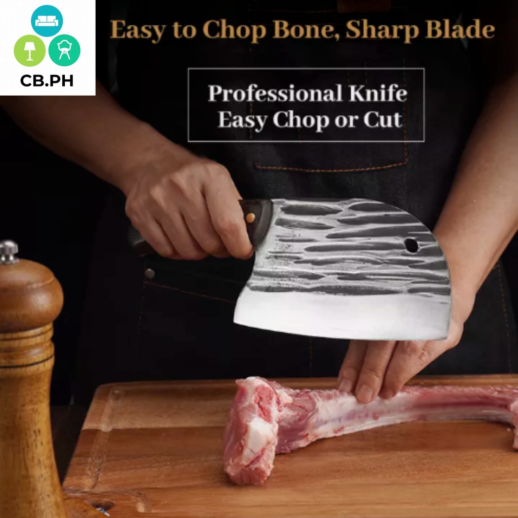 CB.PH Traditional Handmade Kitchen Knife Hammer Stainless Steel