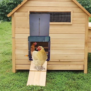 LLPH Automatic Chicken Coop Door Light Sense Door Opener Poultry Garden Chicken Duck Door Opener Chicken House Pet Door LLP #2