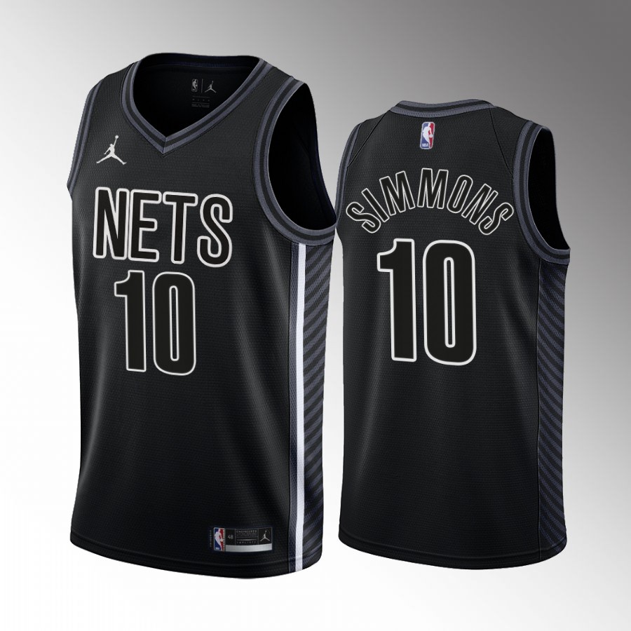 2022-23 Nba Basketball Men's Jersey Brooklyn Nets #10 Ben Simmons ...