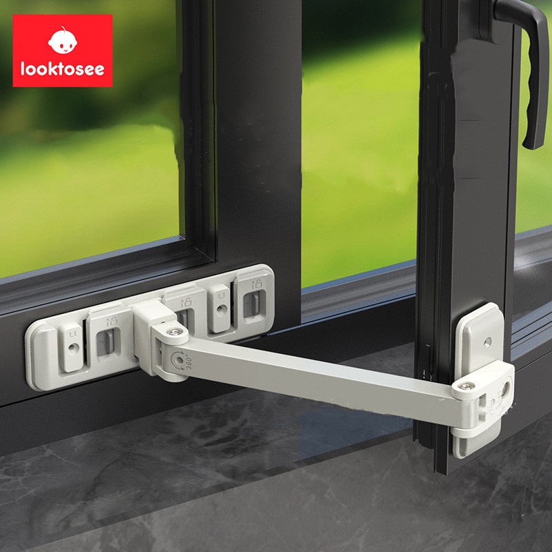 Window safety lock Baby sliding door and window limit fastener Anti opening window lock catch High rise child protection Anti falling building