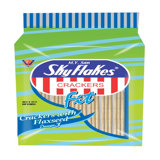 Skyflakes Fit Crackers Omega3 with Flax seeds 25g x 10 Shopee