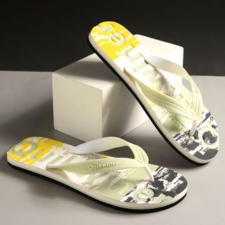 Summer men's and women's slippers outdoor non-slip beach shoes quick-drying flat flip flops