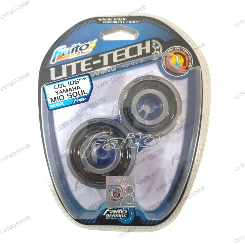 FAITO Crankshaft Bearing [Lite Tech] Mio Soul Mio Sporty Mio i 125