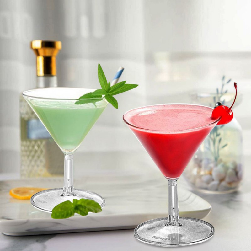 Plastic Martini Glasses Disposable Martini Glasses Appetizer Cups