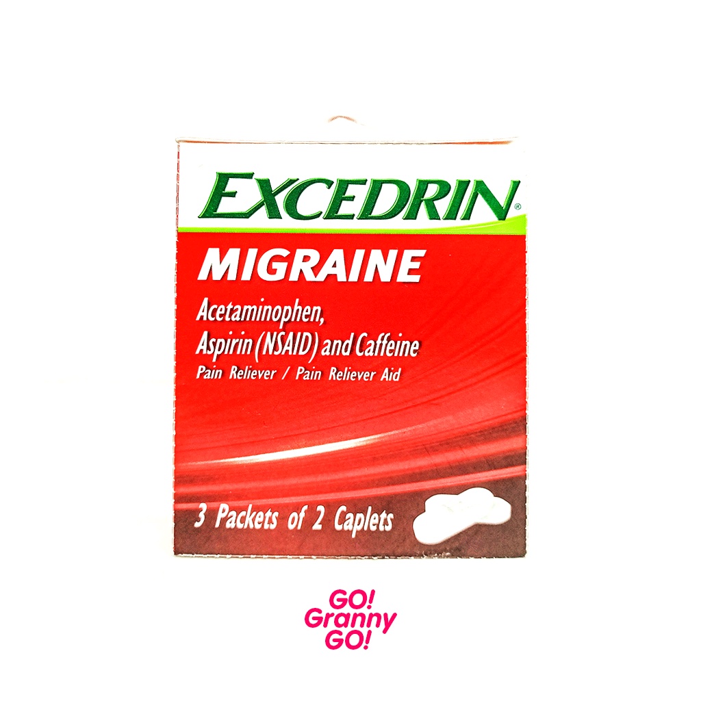 Excedrin Migraine Relief Caplets to Alleviate Migraine Symptoms