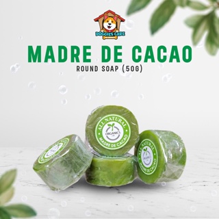 Madre de Cacao Round Soap 50g Anti Tick and Flea, Antibacterial, Antifungal and Anti Mange