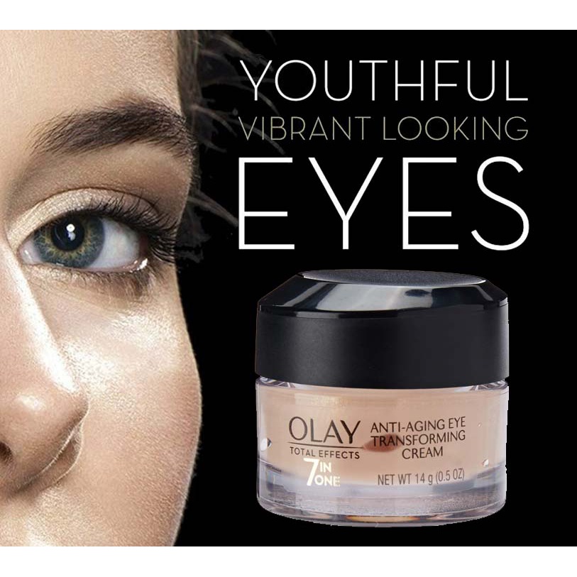 Olay Total Effects 7 In One Eye Transforming Cream Hydrates Brightens Smooths Firms 05oz 14g