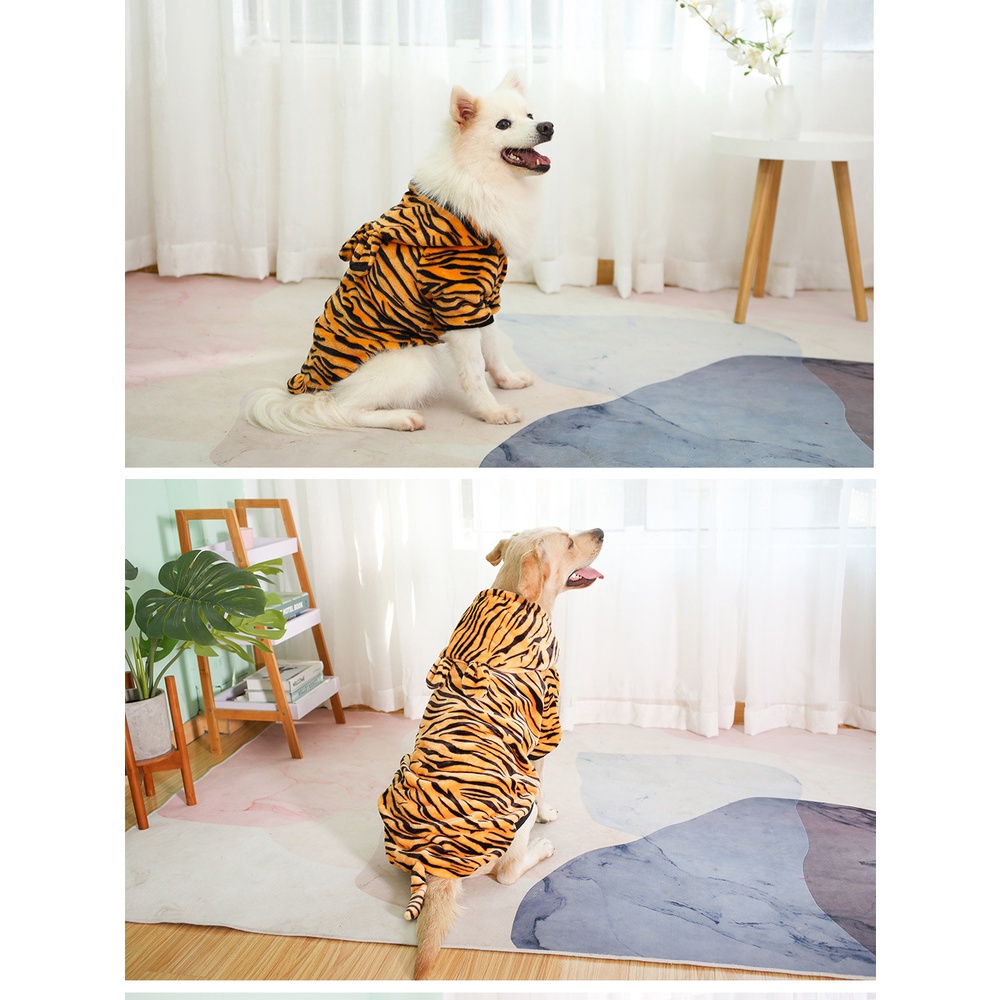 S-9XL Big Dog  Pet  Suit Costumes  Cat Puppy Jumpsuit Hoodies Clothes Golden Retriever Husky Coat #6