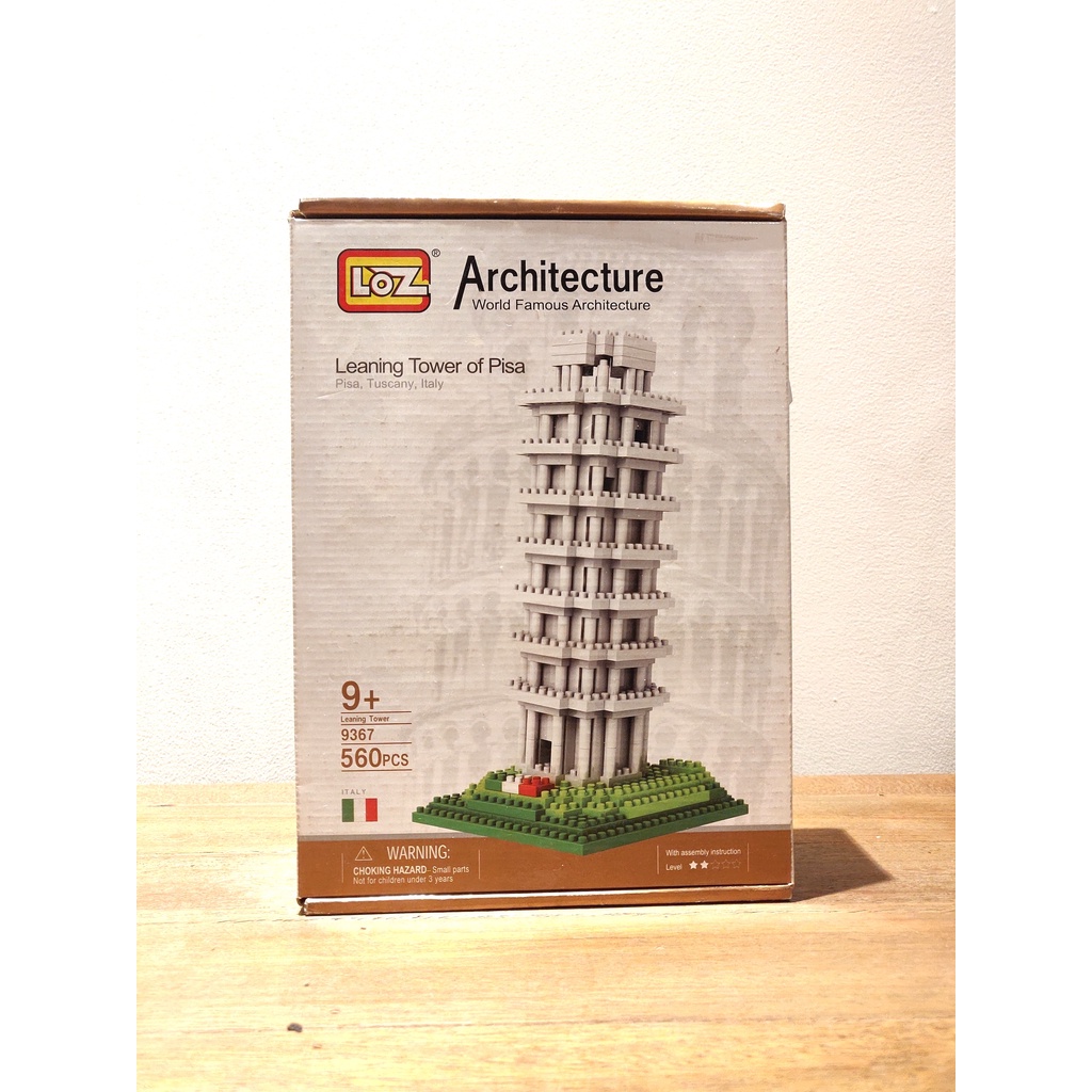 3D BUILDING BLOCKS LEANING TOWER WORLD FAMOUS ARCHITECTURE GIFT KIDS BRAIN TEASER Shopee