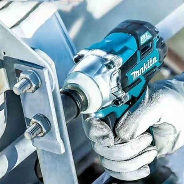 Makita Original Portable 6.0Ah 48V (2 Batteries) Cordless Brushless Electric Impact Wrench Tools Set