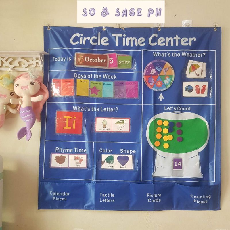 Circle Time Chart for Classroomuse and Homeschooluse Shopee Philippines