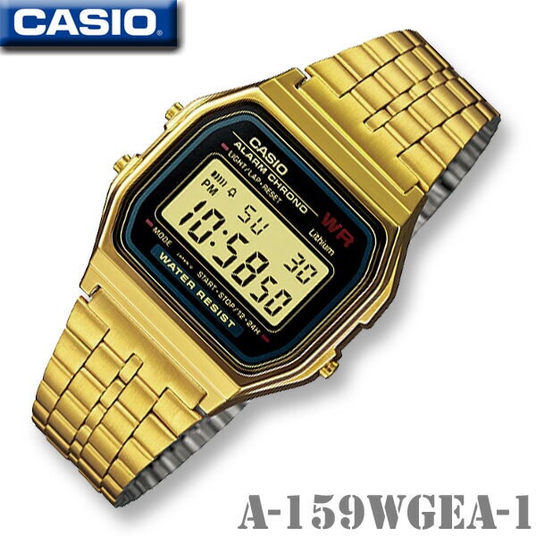 casio a159w black