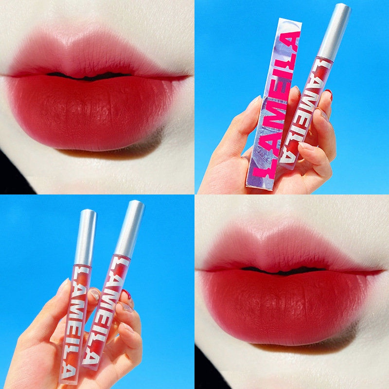 15% OFF by SUNSKY COUPON CODE: EDA0055905 for LAMEILA Mist Matte Air Lip Gloss x 1(Bean Paste)