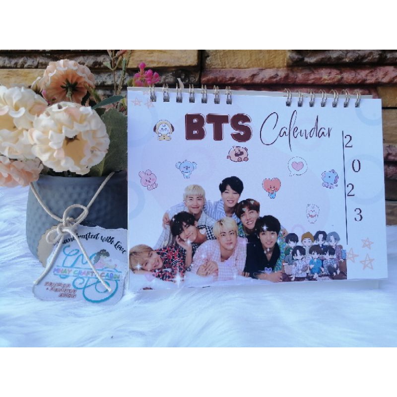 BTS Bt21 Desk Calendar 2023 | Shopee Philippines