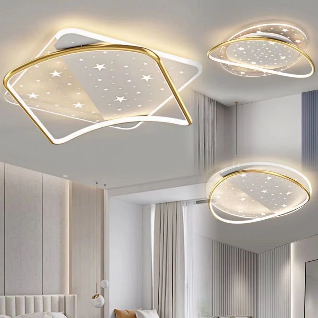Luxury bedroom lamp Modern simple ceiling lamp LED lamp Shopee