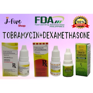 □Tobramycin + Dexamethasone (Ramtrex, Tobrason,Tobladex) Eyedrops For Pets 3Mg/1Mg Per Ml -5Ml